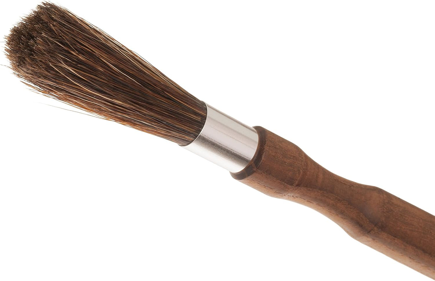 Redecker Natural Pig Bristle Espresso Maker Brush with Oiled Thermowood Handle, 8-1/8 Inches