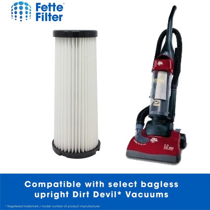 Fette Filter - Vacuum HEPA Filter Compatible with Dirt Devil F1 (F-1) Compare to Part # 3JC0280000, 3-JC0280-000 & 2JC0280000, 2-JC0280-000 (Pack of 3)