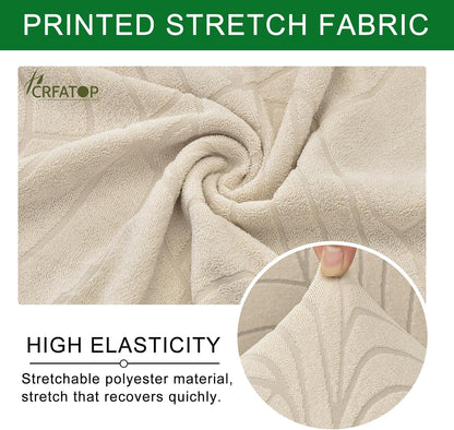 CRFATOP Office Chair Covers, Stretchable Desk Chair Cover with Zipper, Universal Rotating Computer Chair Slipcovers