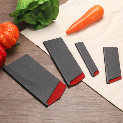 uxcell 3Pcs Knives Edge Guard, 9.8"x2.2" ABS Knife Cover Sleeves Blade Protector Universal Knife Sheath for Home Kitchen