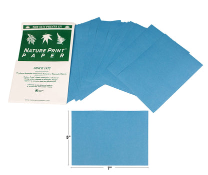 Nature Print Paper - NPP40 Sun Activated, 5 x 7 Inches, Pack of 40 - 1006385