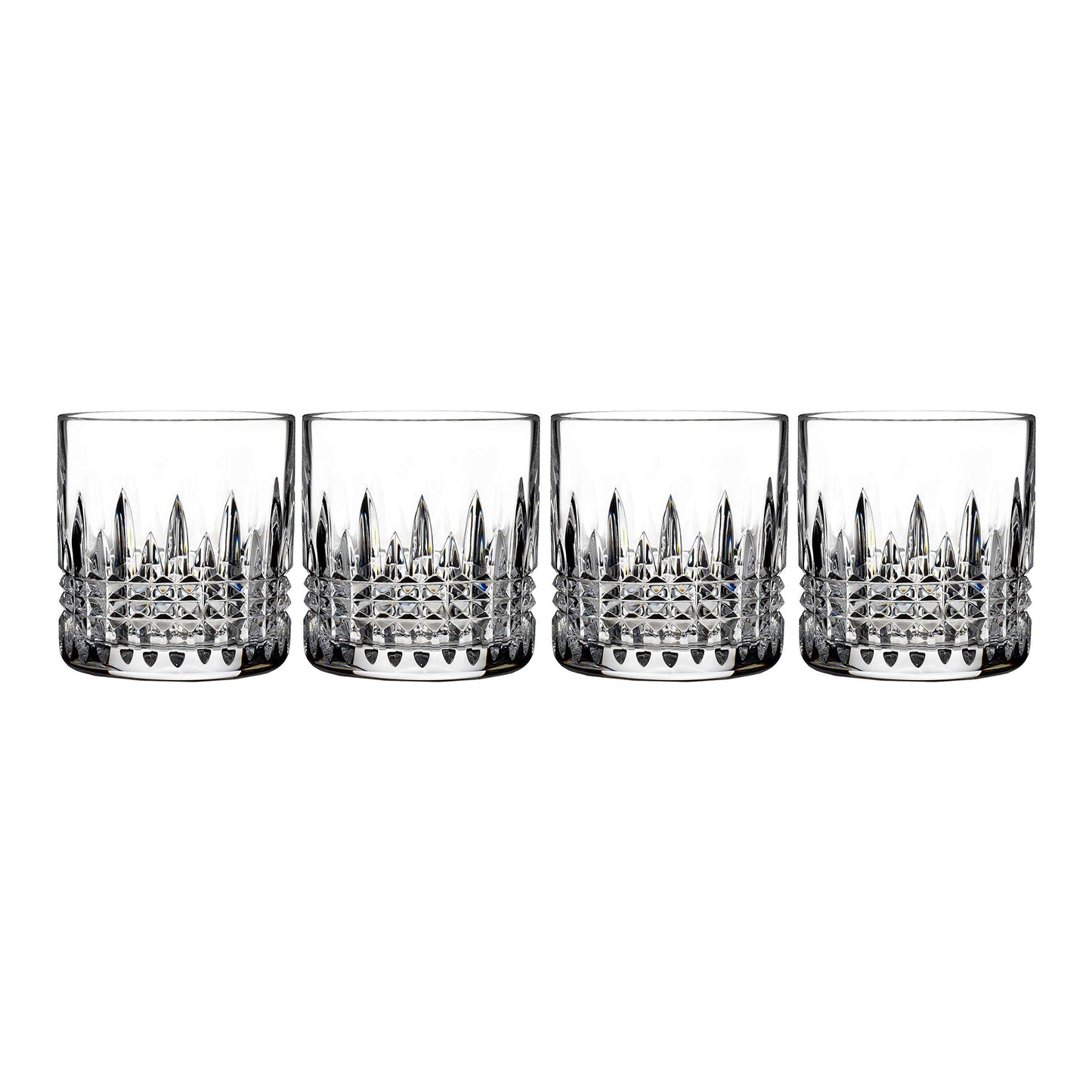 Waterford Connoisseur Lismore Diamond Straight Tumbler Set of 4