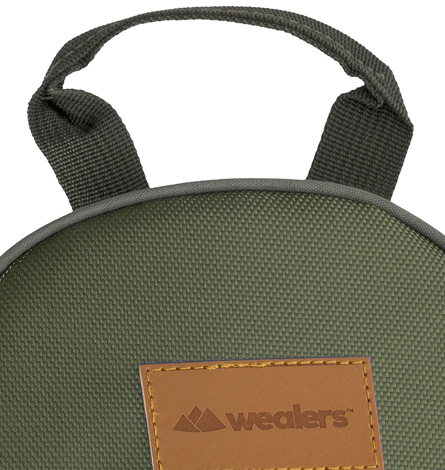 Wealers 12 Piece Camp Kitchen Cooking Utensil Set Travel Organizer Grill Accessories Portable Compact Gear for Backpacking BBQ Camping Hiking Travel Cookware Kit Water Resistant Case (Green)