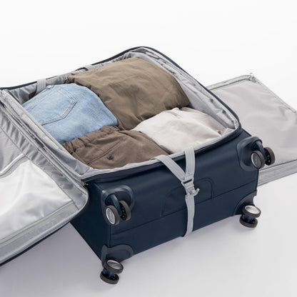 Samsonite Elevation Plus 30-Inch Large Checked Luggage - Expandable Softside Spinner Suitcase - Midnight Blue