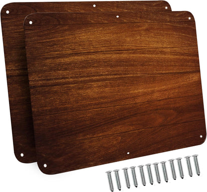 17.5inchX11.5inch 3M 2 Pack) Large Stainless Steel Plate for Magnets, Adhesive Back, Mounting Screws, Ideal