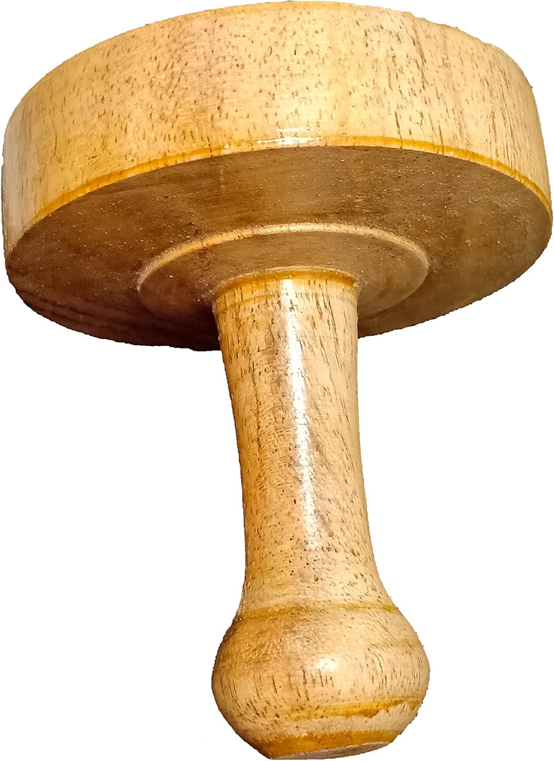 Wooden Potato Masher, Vegetable Smasher, Roti Chapati Presser, Tava Presser Crusher