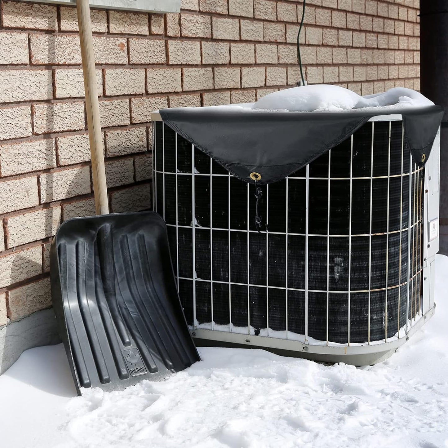 Air Conditioner Covers for Outside Units, Heavy Duty Water-Resistant Central AC Cover 36 x 36 Inch, Black