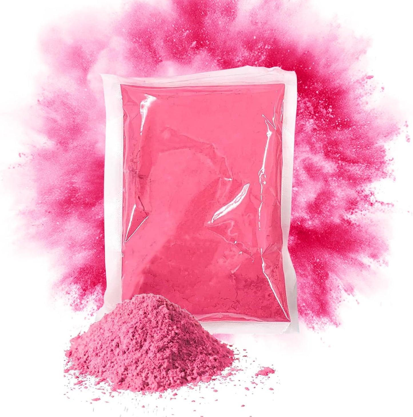 1 lbs POPUPARTY Gender Reveal Powder - Pink Perfect for Baby Reveal Balloons, Burnouts, Car Exhaust, Photoshoots