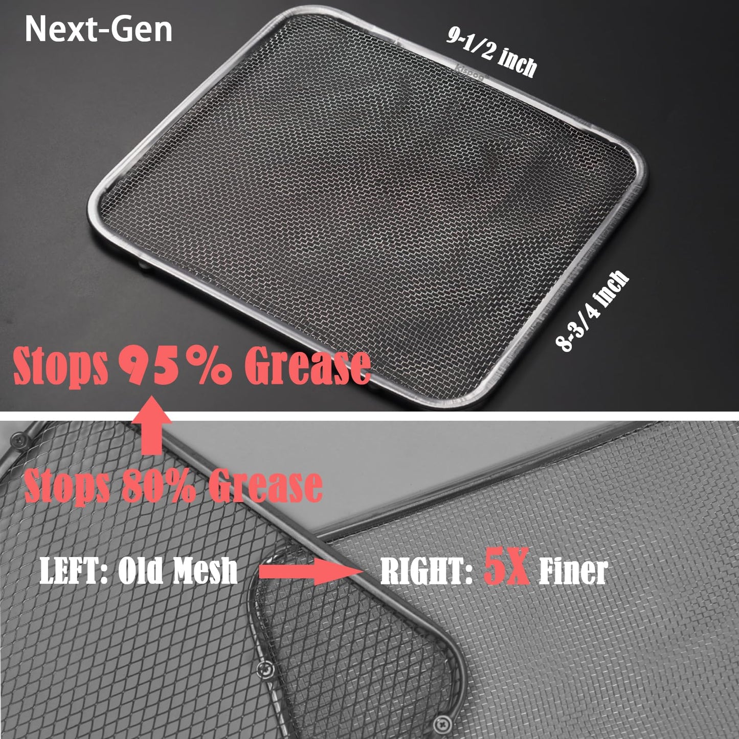 Kispog Magnetic Coil Covers Splatter Screen Compatible with Cosori TurboBlaze 6-6.8QT Instant Vortex 6/10QT - Air Fryer Heating Element Protection Extends Lifespan - Blocks 95% Grease & Smoke