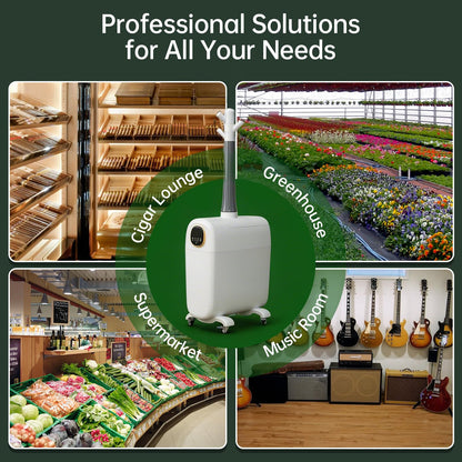 Lacidoll Humidifier Large Room 25L/6.6Gal,3000 sq.ft Commercial Whole House Humidifier,Top-Fill Humidifiers for home with Extension Tube, Ideal for Plants, Office, Warehouse & Greenhouse