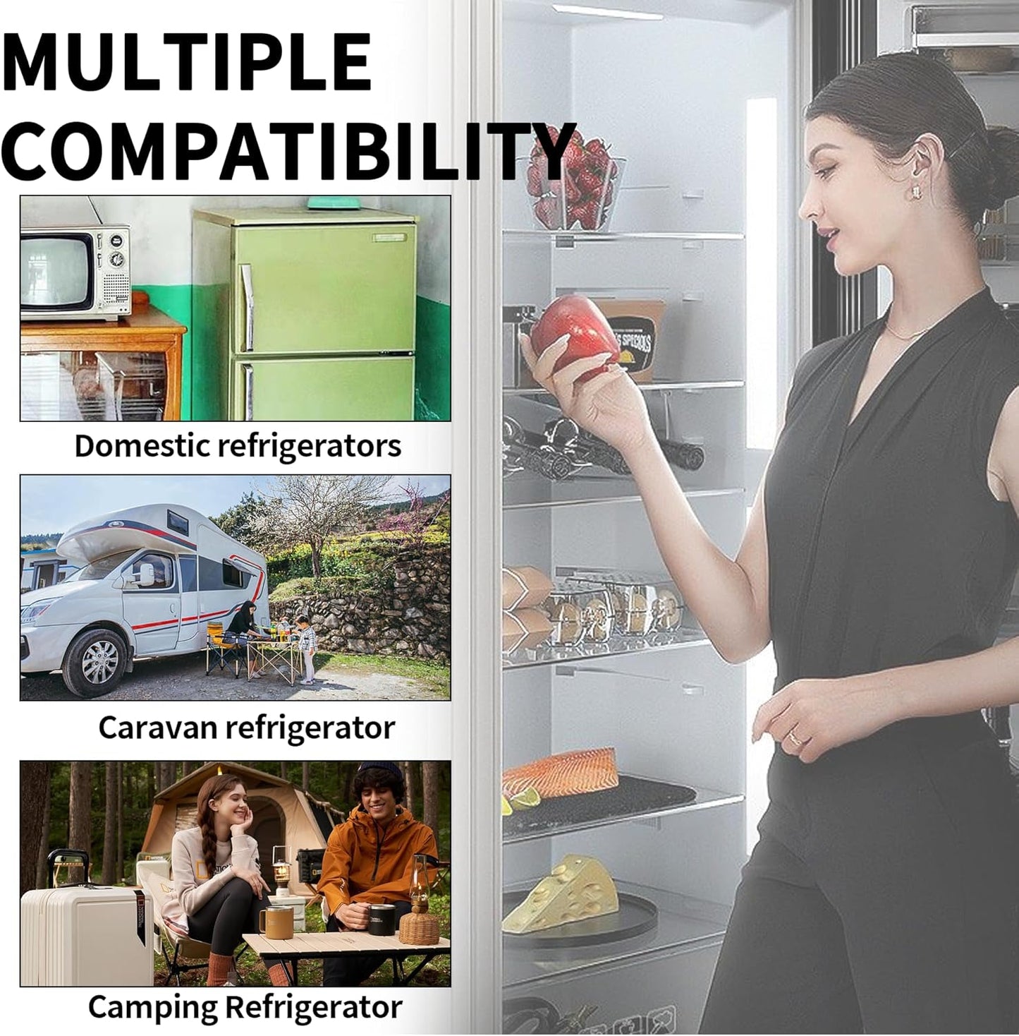 (2-Pack) 633734 RV Refrigerator Thermister Mounting Clip Parts for RV Refrigerator