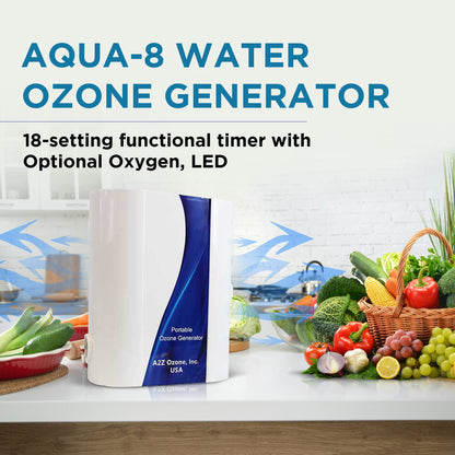 A2Z Aqua-8 Ozone Generator | 800 mg/h w/Oxygen Hookup | Reduce Bacteria