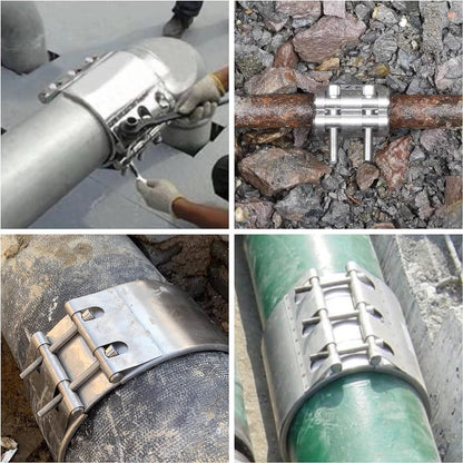 Pipe Repair clamp,Leak Sealer,Emergency Pipe Repair Kit for Plastic and Metal Pipes (60mm-65mm/2.5 inch)