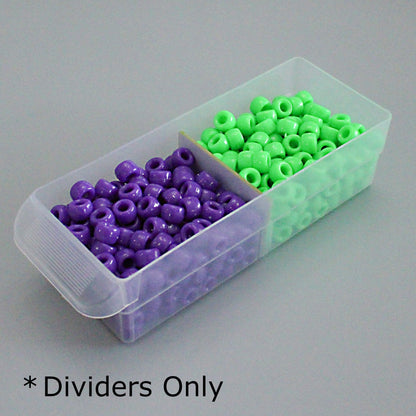BIN BETTER (32-Pack) Small Drawer Dividers compatible with Craft Cabinet and Hardware Storage Organizers, (Dividers Only) Made of High-Strength Fiberglass, Easy to Label