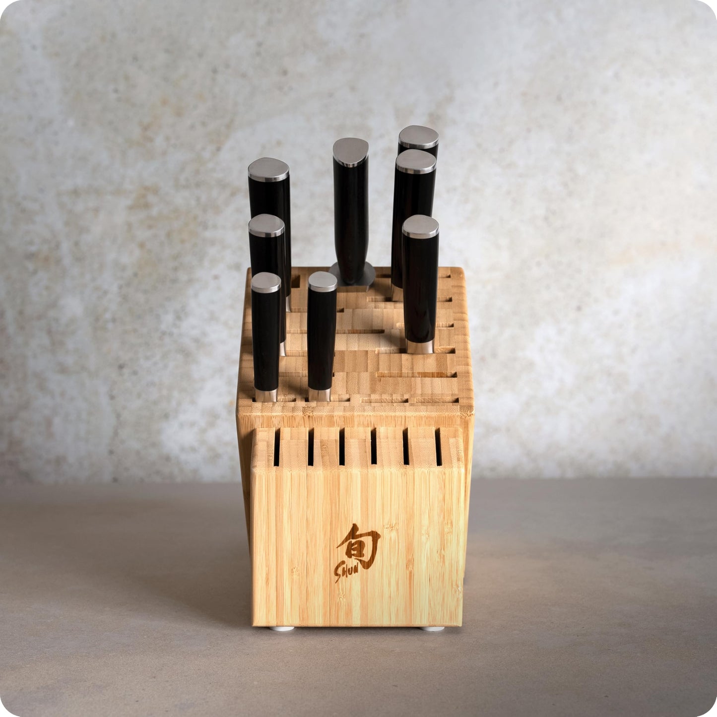 Shun Classic 9 Pc Chef's Choice Knife Block Set