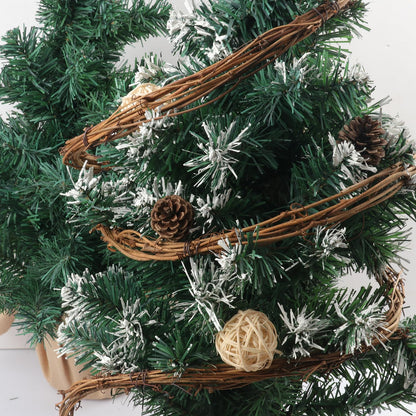 KUKLIPJIM 7 PCS 15 Feet Grapevine Wreath,Natural Grapevine Garland, DIY Twig Wreaths for Crafts, Outdoor and Indoor Home Décor, Wedding, Holiday, and Party Decoration(Total 105 FT)