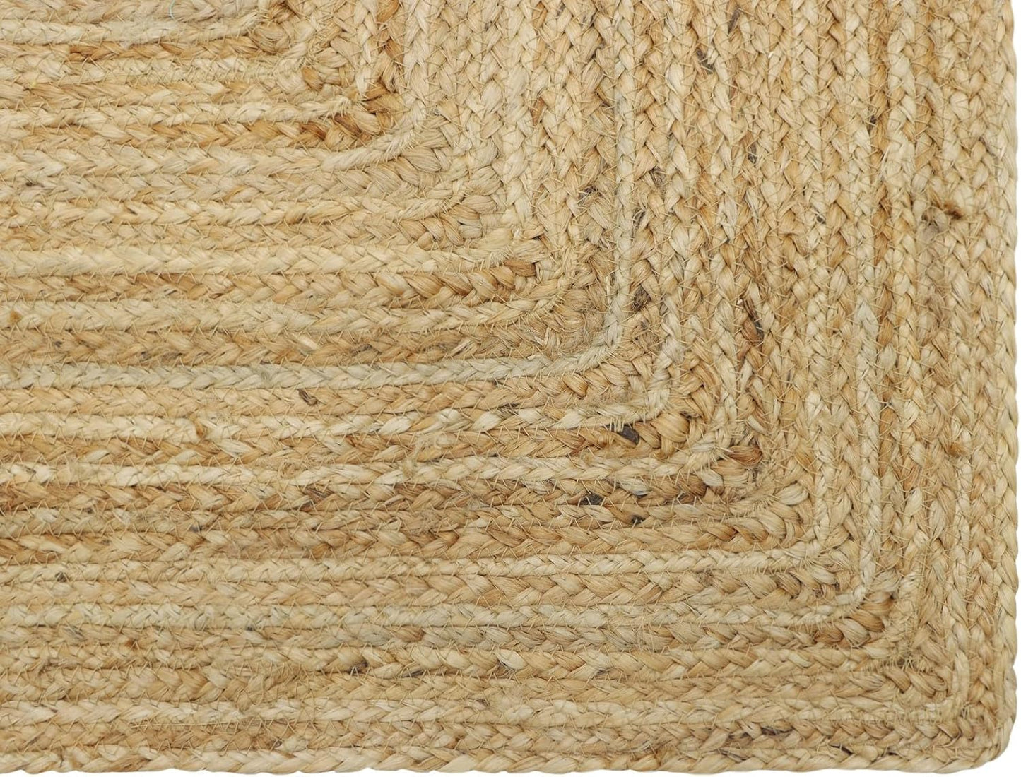 COTTON CRAFT Jute Area Rug - 100% Braided Jute, Neutral Reversible, Small 22x34 Rug for Kitchen, Living Room, Bedroom
