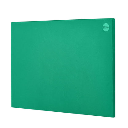 CURTA Cutting Boards for Kitchen, 24" x 18" x 0.5" Green Color Coded Plastic Commercial Chopping Board Anti Slip Surface Dishwasher Safe