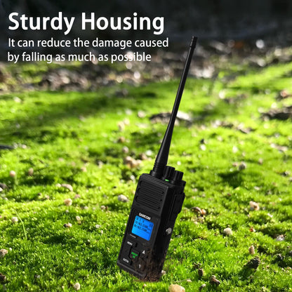 SAMCOM FPCN30A Two Way Radio Commercial with Gang Charger, Rechargeable 2 Way Radio,5W Walkie Talkie High Power, UHF Radios for Warehouse,Churches,Jobsite (6 Pcs Radio + Charger Gang)