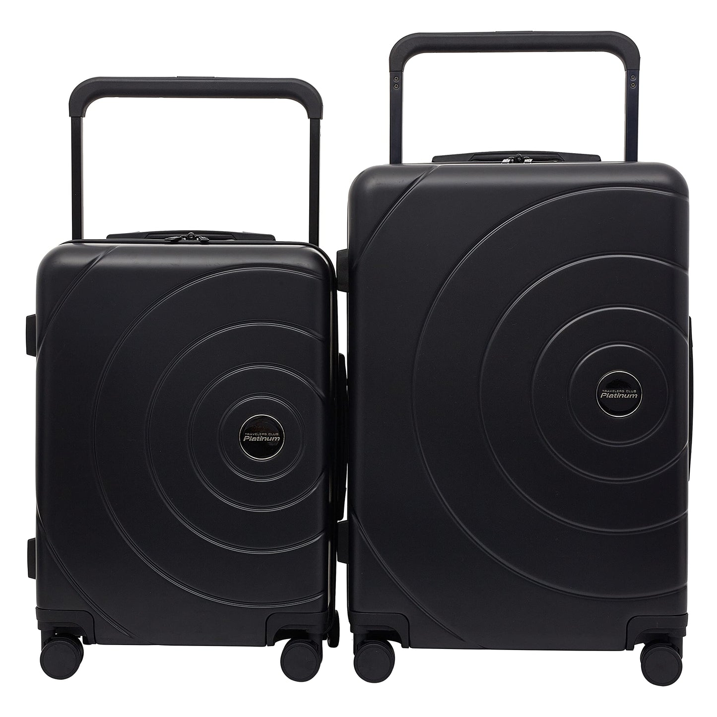 Travelers Club 2PC or 20" Odyssey Luggage Set, Black, 2PC Set