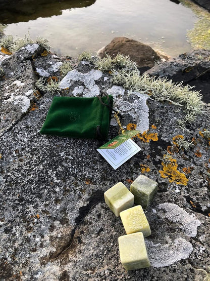 JC Walsh and Sons Set of 4 Whiskey Stones Irish Connemara Marble Chilling Rocks Reusable Ice Cubes Scotch, Bourbon, Liquor and Cocktail DrinksStones Bar Accessories Gifts for Men