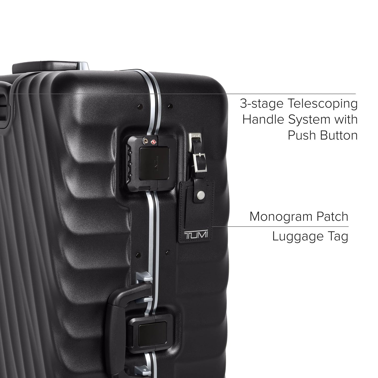 TUMI 19 Degree Frame Extended Trip 4 Wheel Packing Case - Lightweight Suitcase - Hard Shell Luggage - 30.0" X 20.5" X 11.0" - Black Texture