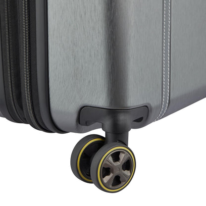 DELSEY PARIS Cadence Hardside Expandable Luggage with Spinner Wheels, Silver, Carry On 20 Inch
