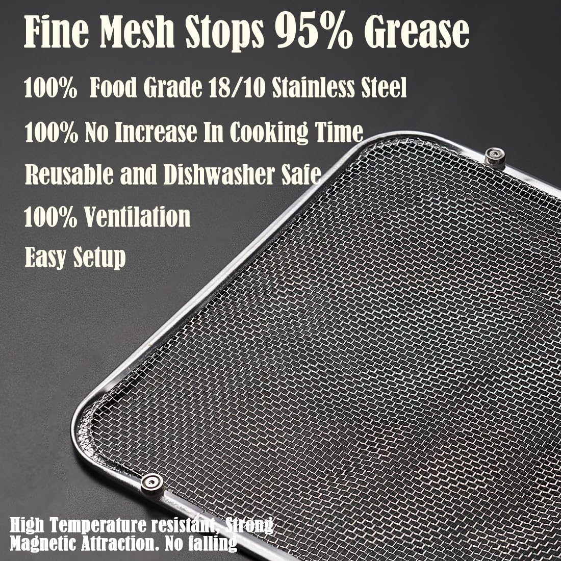 Kispog Magnetic Coil Covers Splatter Screen Compatible with Cosori TurboBlaze 6-6.8QT Instant Vortex 6/10QT - Air Fryer Heating Element Protection Extends Lifespan - Blocks 95% Grease & Smoke