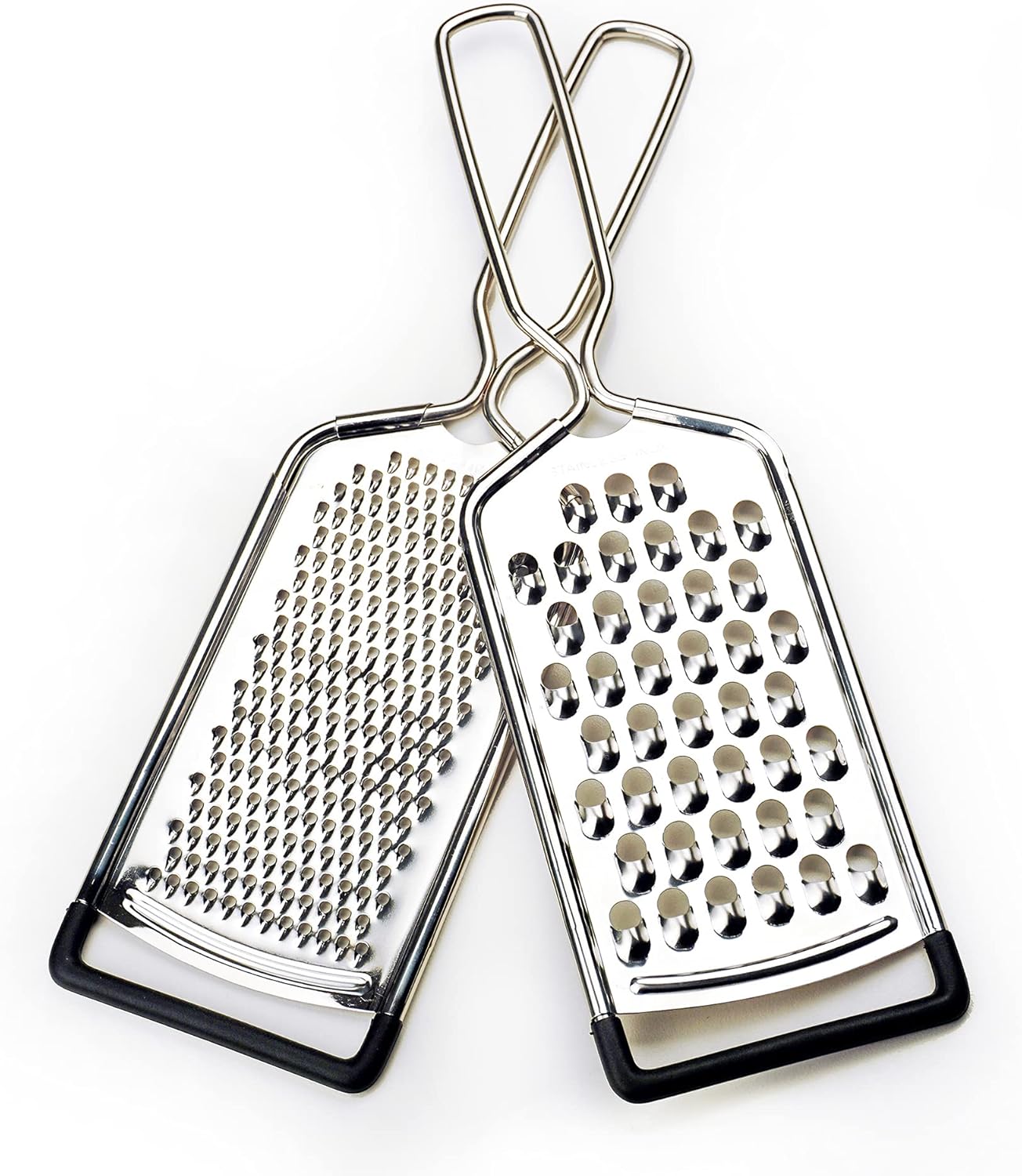 RSVP International Endurance Kitchen Collection Multi-Use Cheese Grater, Handheld Potato Slicer, 10 x 2-3/4-Inch