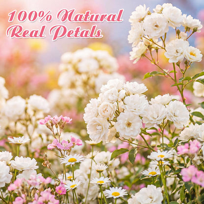 Maasechs 96 Pcs Natural Dried Pressed Flowers for Cake Topper Decorating Cupcake Toppers Cocktails Resin Jewelry Making DIY Art Crafts