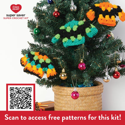 Red Heart Super Saver Super Yarn Crochet Kit with Accessories for Crochet & Knitting & Amigurumi Projects
