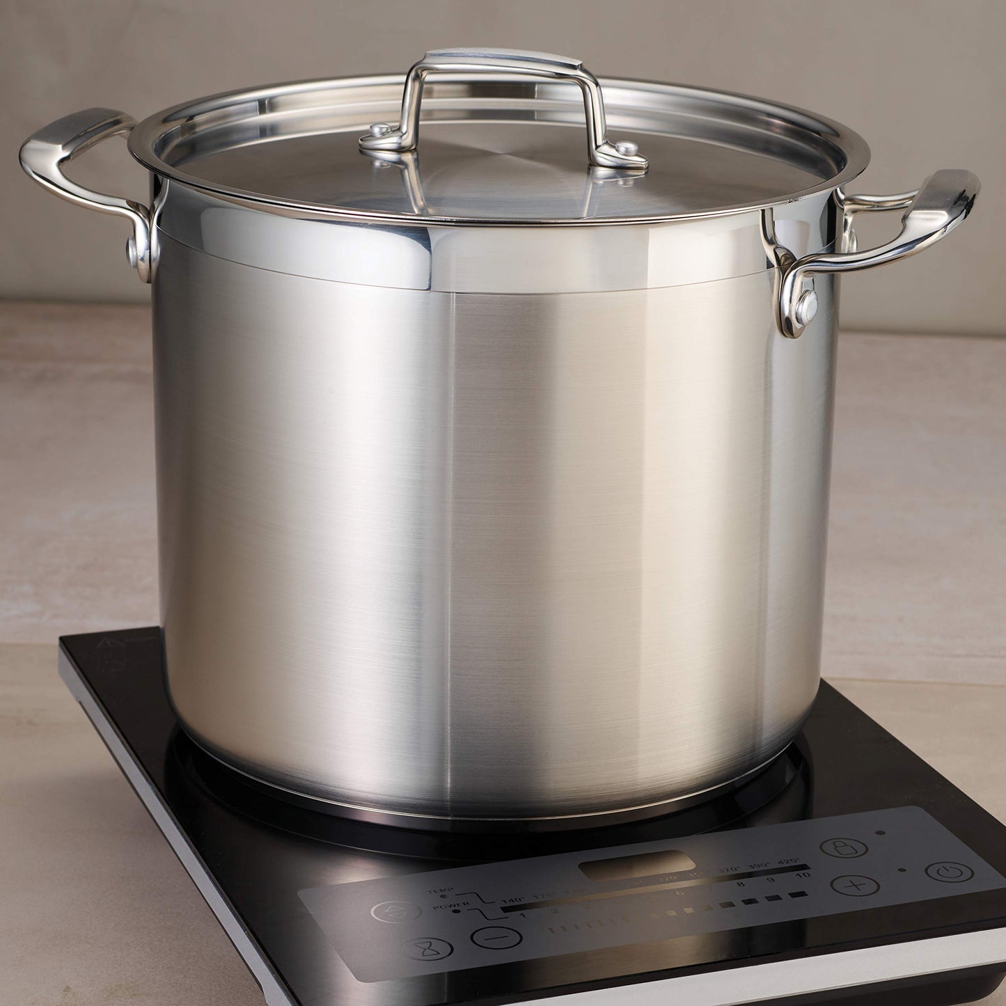 Tramontina Gourmet Stainless Steel 16-Quart Stock Pot with Lid