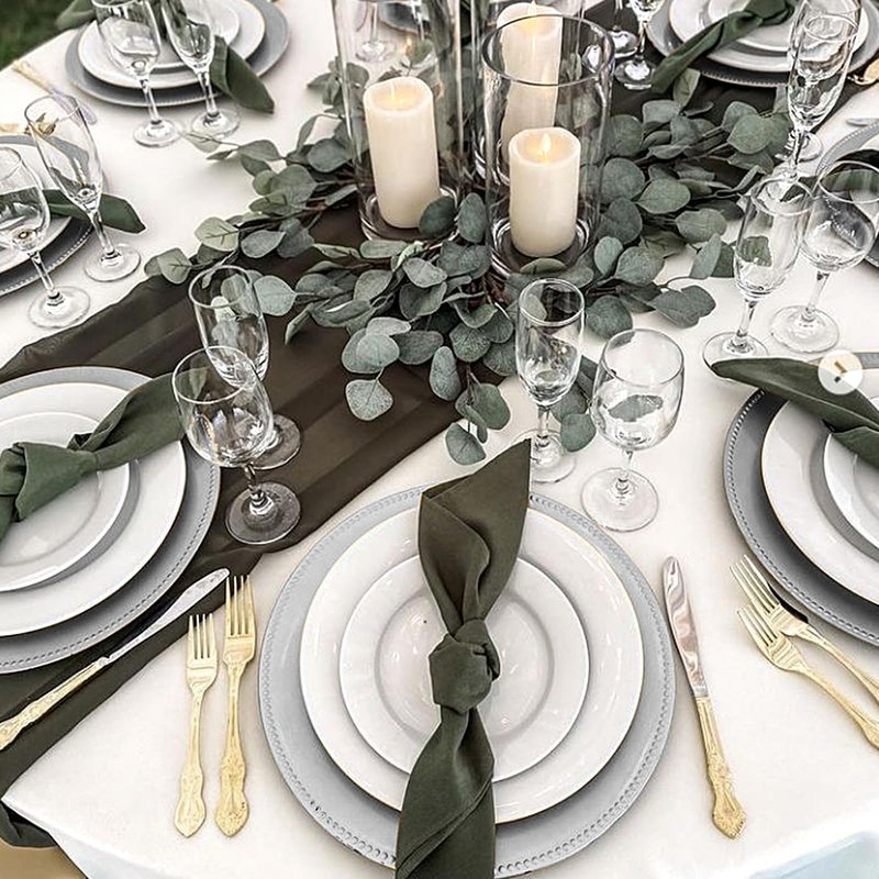 24 Pcs Silver Charger Plates Bulk,13" Round Beaded Plate Chargers for Dinner Plates, Decorative Dinner Charger Plastic Table Chargers for Wedding Holiday Party Baby Shower Event Decoration (Silver)