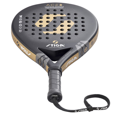 STIGA ACE 2 Padel Racket | Carbon Xtreme for Durability, Speed & Control - Paddle Ball Racquet for Maximum Performance - Competition Approved - Designed in Sweden