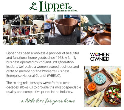 Lipper International Bamboo Wood Tea Box with Clear Lid, 8 Compartments, 12-1/2" x 7-1/2" x 3-5/8"