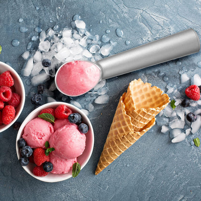 Nuenen 5 Pack Ice Cream Containers 1Qt Freezer Storage Tubs with Silicone Lids and Spoon for Homemade Ice Cream Reusable, Sorbet Dishwasher Safe(Blue, Red, Green, Orange)