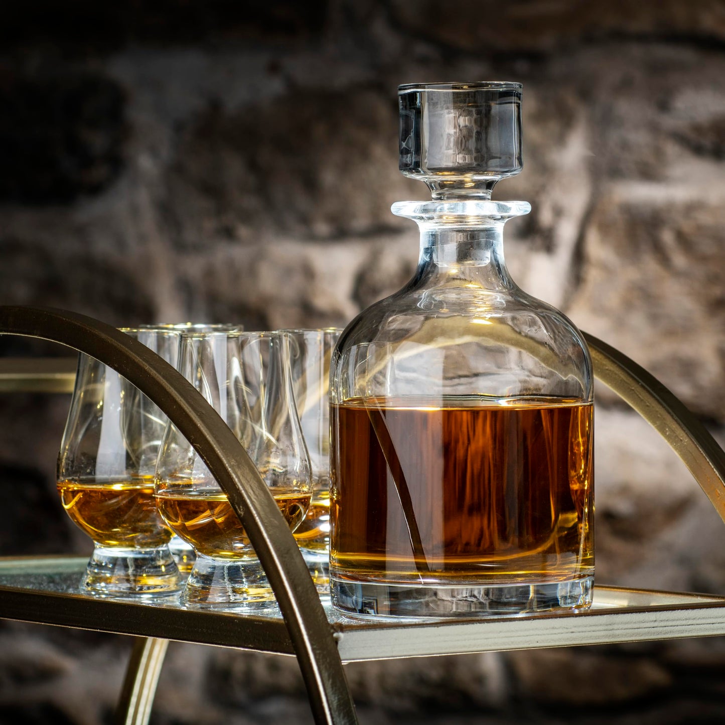 GLENCAIRN Decanter Set with Crystal Decanter, 4 Glasses, Gift Box