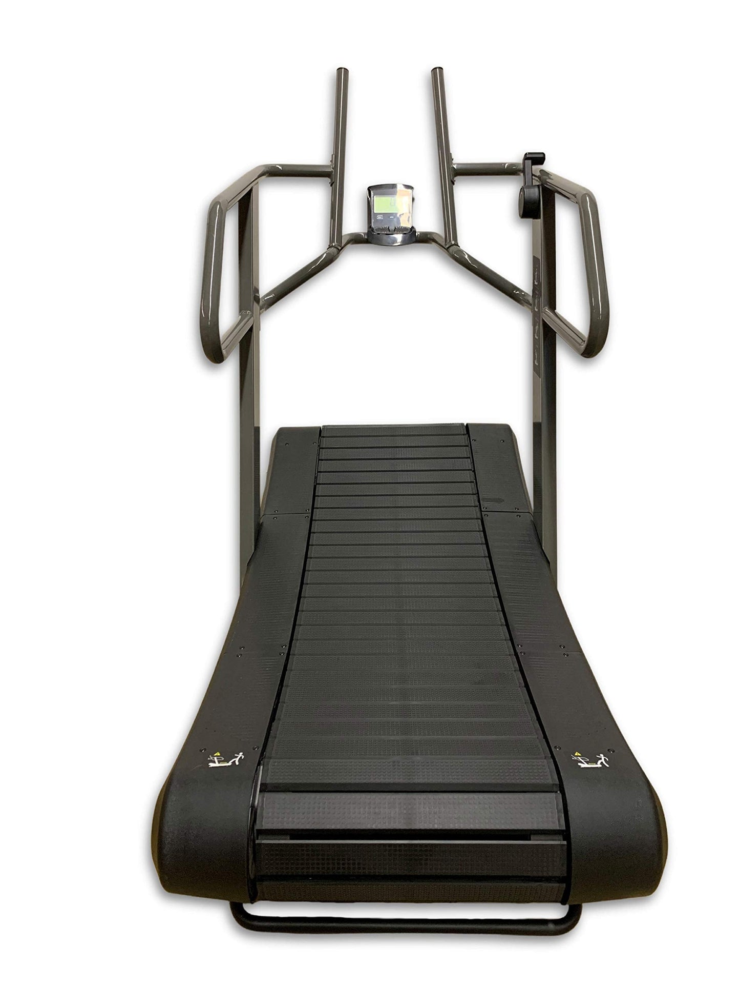 SB Fitness Equipment CT700 Self Generated Manual Curved Commercial Treadmill with 8 Resistance Levels for Sprinting and Sled Push with 19" Wide Track and Digital Display