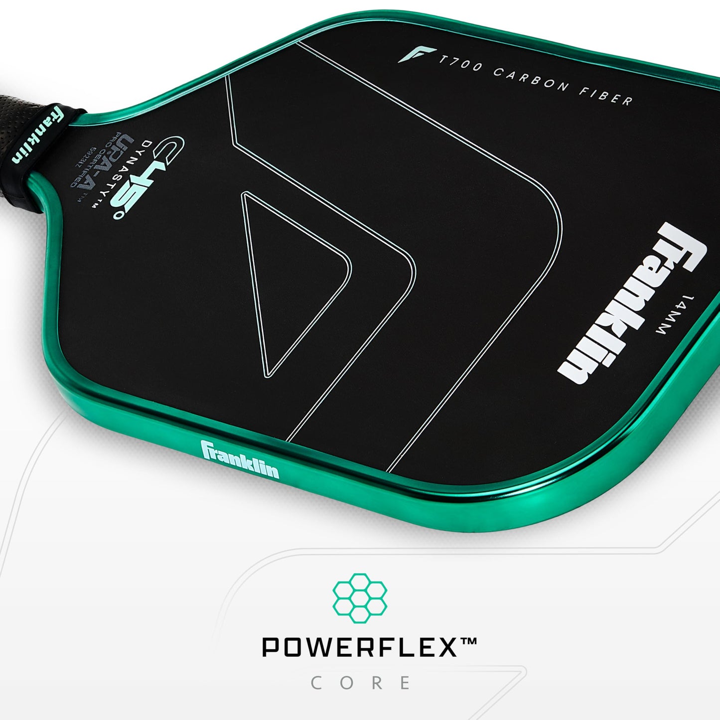 Franklin Sports PRO Pickleball Paddles – C45 Carbon Fiber Series - Official USAP + UPA Approved – Pro Player Design, Dynasty 14MM Mint