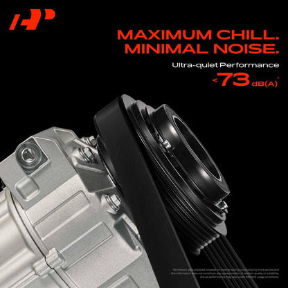 A-Premium Air Conditioner AC Compressor with A/C Clutch Compatible with Acura TL 2009-2014, TSX 2010-2014, RDX 2013-2015 & Honda Accord 3.5L 2008-2012, Accord 2.0L 2014, Crosstour 3.5L 2012