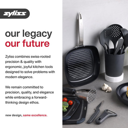 Zyliss 2-Piece Kitchen Knife Set - Stainless Steel Utility & Paring Knives - Soft Grip Handles & Sheath Covers - Durable & Sharp Cooking Blade for Everyday Use