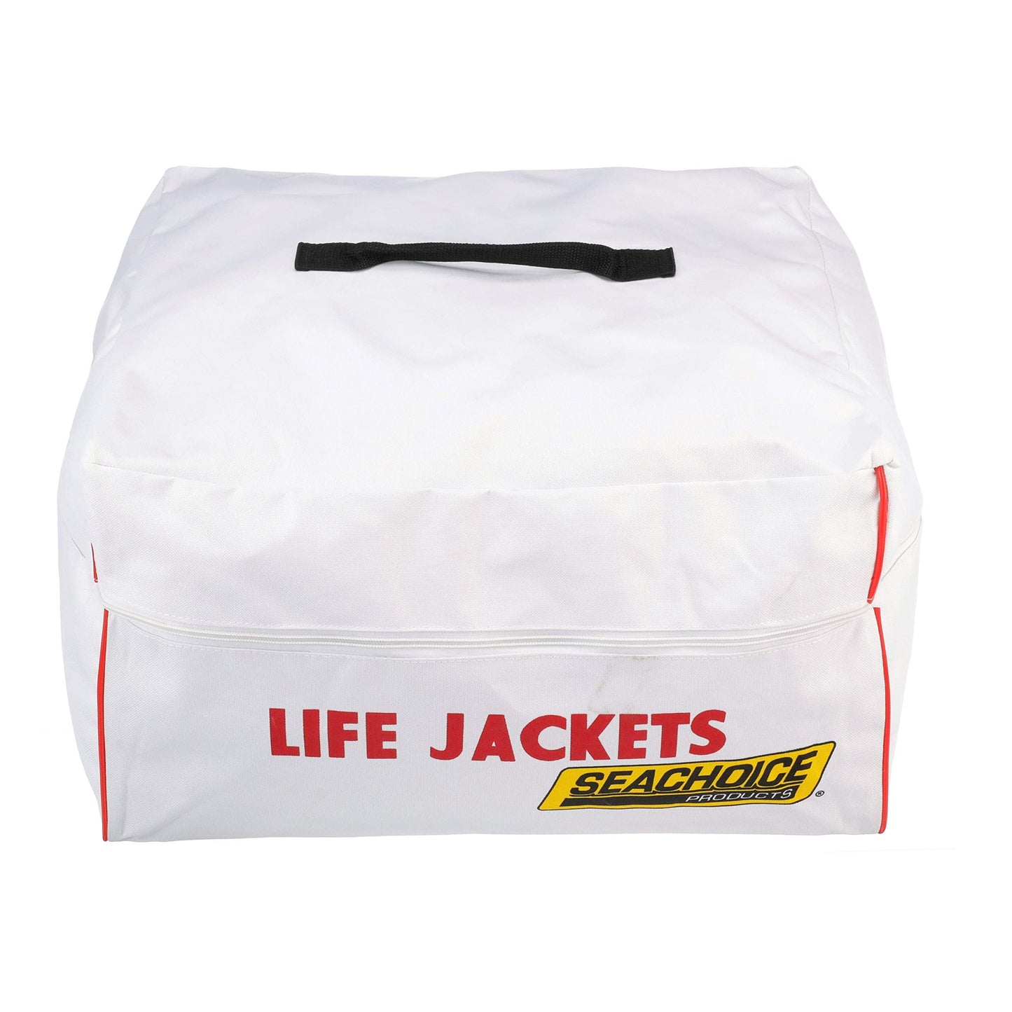 Seachoice Heavy-Duty 6-Capacity Life Jacket, Nylon Storage Bag w/Carrying Handles,White