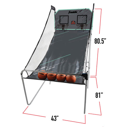 Franklin Sports Double Shot Rebound Pro Basketball Arcade Game