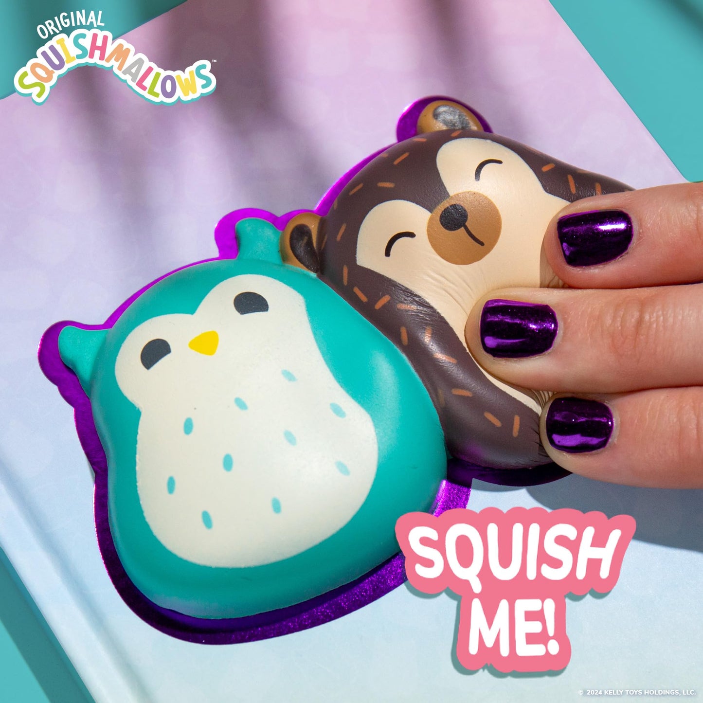 Squishmallows Original Squishy Diary Set, Includes 5 x 7 Diary, 60 Sheets, Kawaii Stickers, Pen, Fun Journaling Kit & Sketchbook for Kids, School Supplies, Journal for Girls
