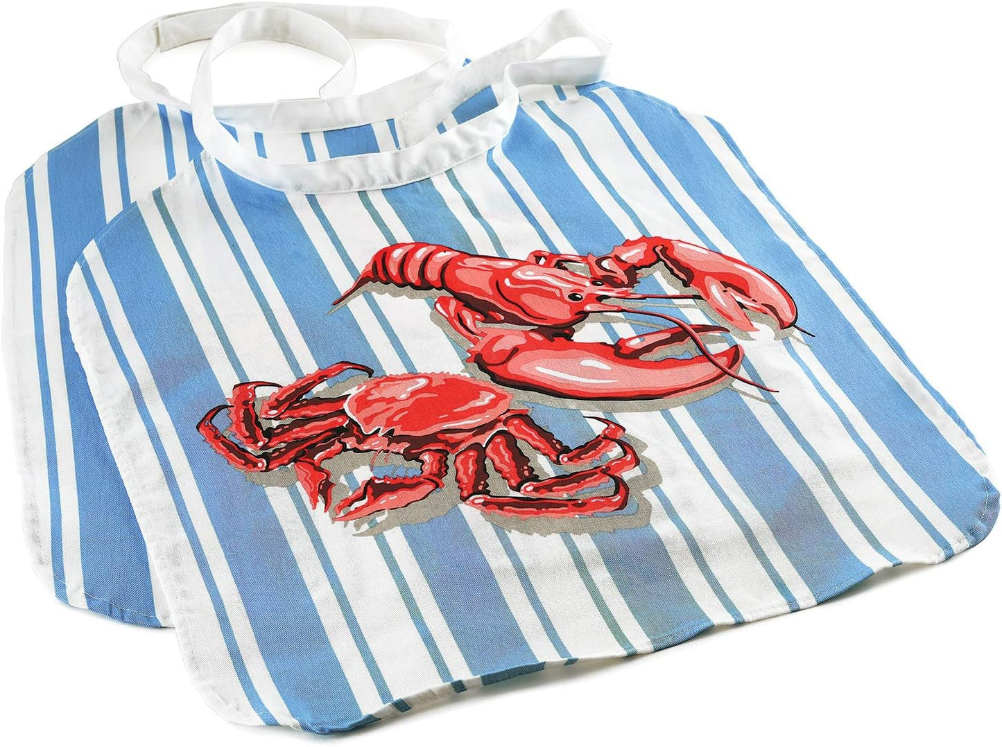 Set 4 Norpro Cotton Seafood Lobster Bib
