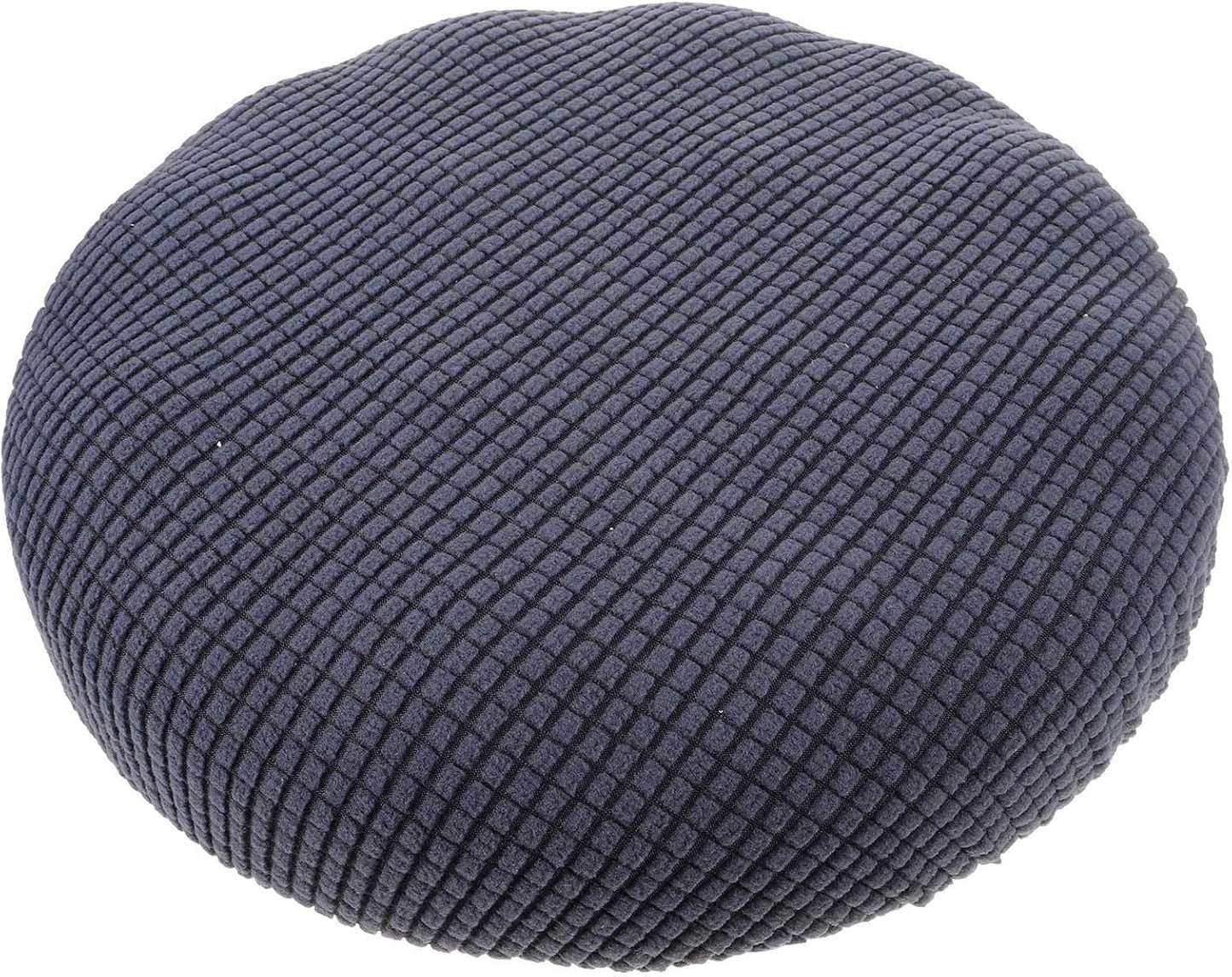 Veemoon Round Stool Covers, Soft Bar Stool Chair Cushion Cover with Elastic Non-Slip Bottom, 11 inches Width