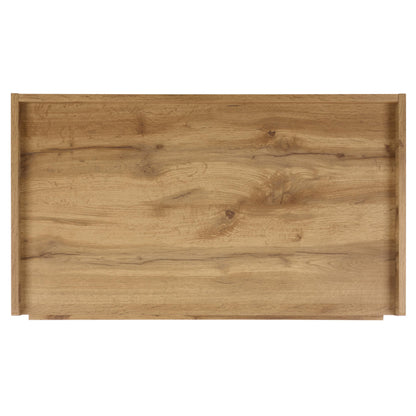 SAFAVIEH Furniture - Mishi 3-Drawer Chest - Oak Wood-Look Dresser with Storage, Modern Bedroom & Guest Room Storage Cabinet, 32" W x 18.3" D x 31.5" H (CHS3101A)