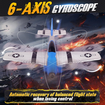 BEZGAR RC Plane, Drones for Kids, 6-axis Gyro Remote Control Airplane, RC Helicopter, Easy Control for Beginners Toys