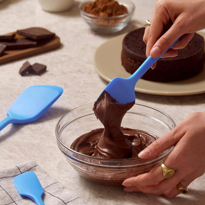 GIR: Get It Right Mini Silicone Spoonula Spatula - 8.3 In L x 1.8 In W, Black, Nonstick Kitchen Utensil