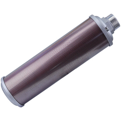 XY-20 Air Compressor Muffler 2" NPT Air Exhaust Muffler Silencer for Compressor Dryer Compressed Air Equipment and Systems, Single Chamber 145 PSI, Replacement Part